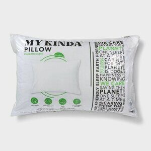 My Kinda Standard Machine Washable Firm Pillow